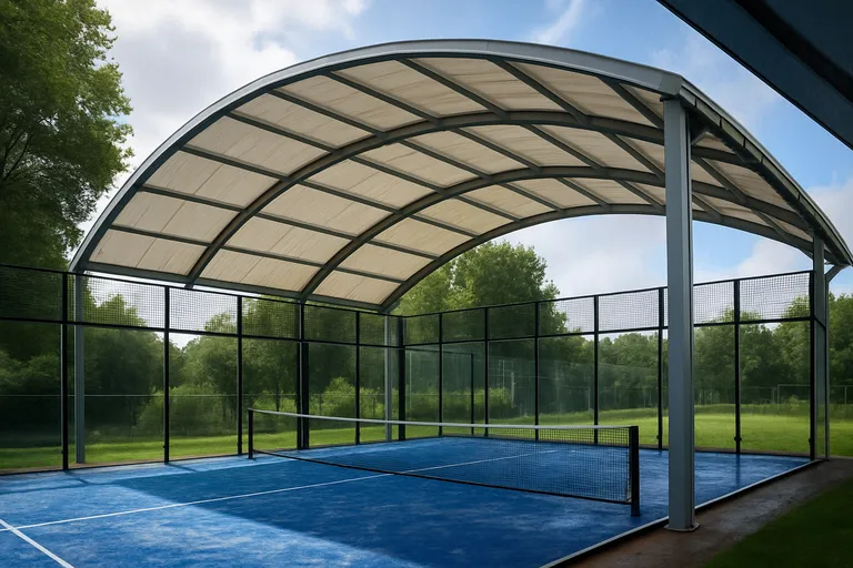 Waarom een overkapping voor padelbanen?